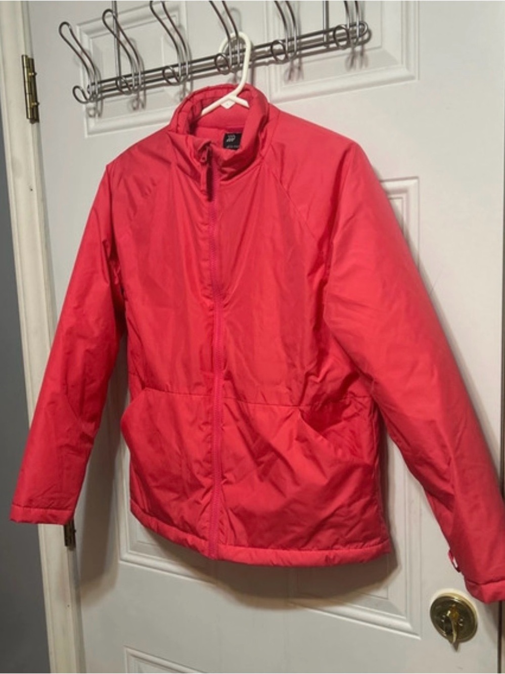 all in motion Coral Red Lightweight Puffer Jacket